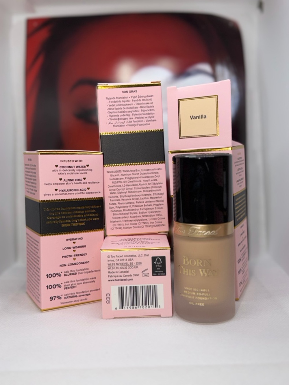 Too Faced Born This Way Foundation - Pink Packaging, Vanilla Shade